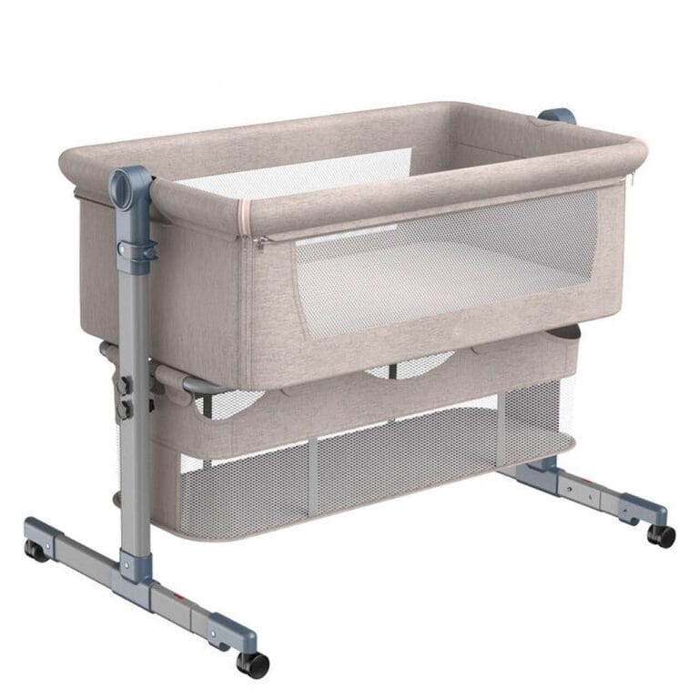 łóżeczko dostawne z funkcją kołyski, łóżeczko dostawne dla niemowlaka, łóżeczko, dostawka, łóżeczko dostawne na kółkach