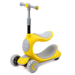 Hulajnoga z siedziskiem 3w1 FUNIDOO HOT SHOT kolor żółty