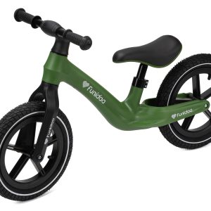 Rowerek biegowy FUNIDOO BRAVE kolor zieleń wojskowa