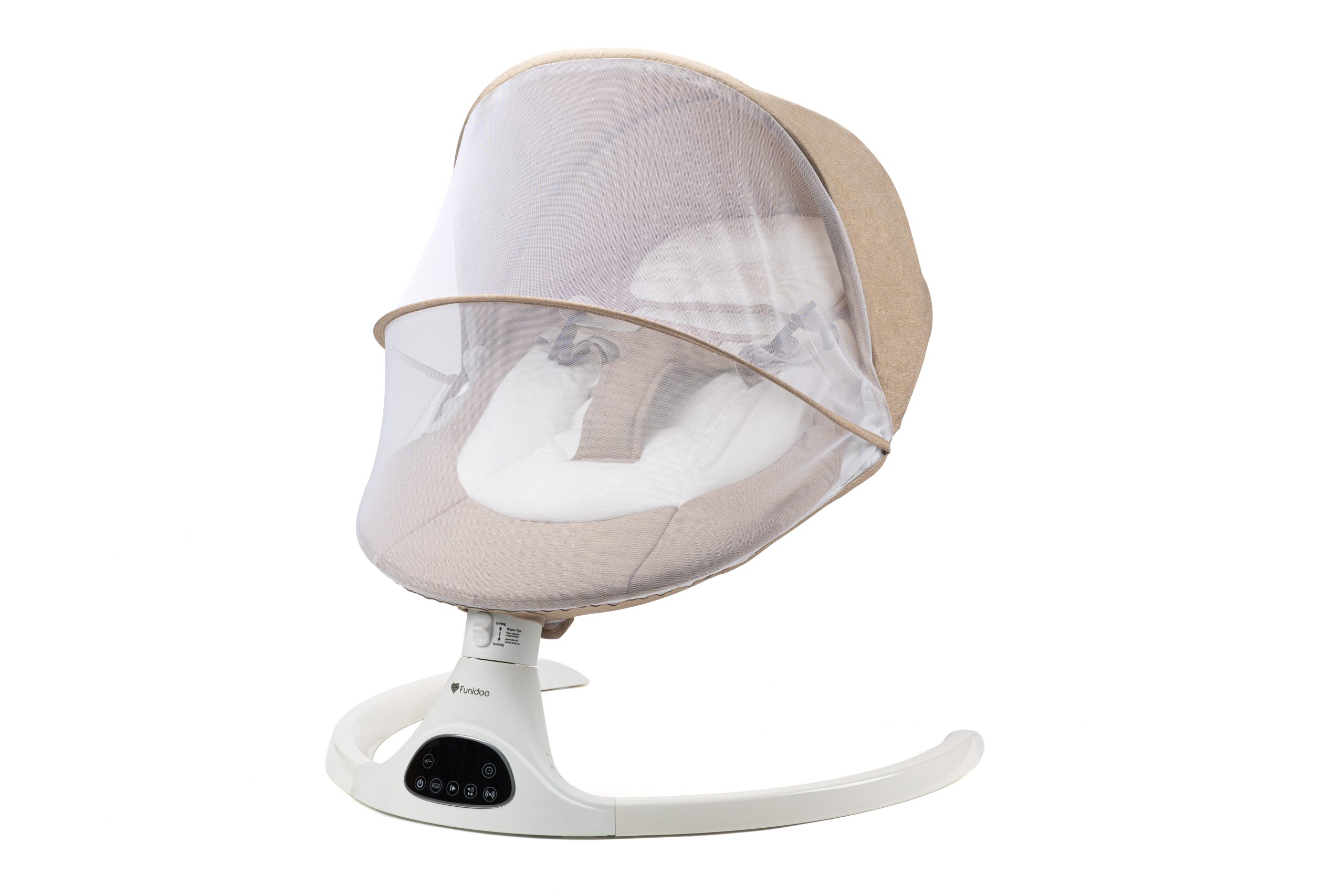 Bujaczek elektryczny FUNIDOO MELLOW z Bluetooth 3w1 kolor beżowy - obrazek 2
