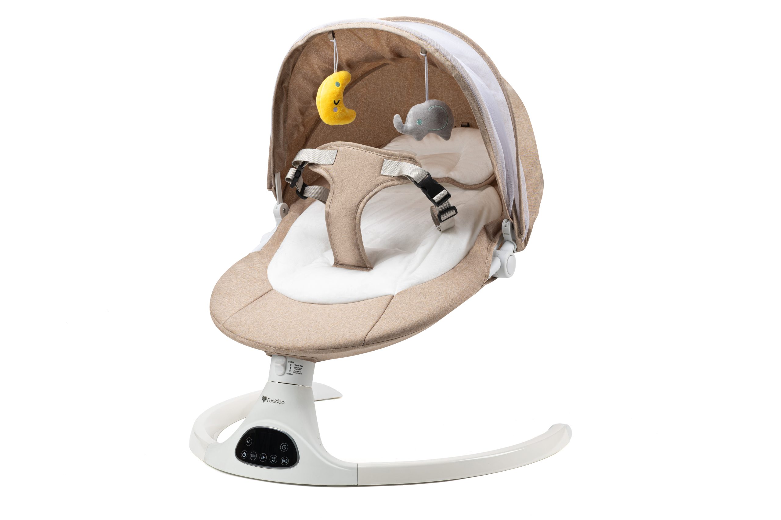 Bujaczek elektryczny FUNIDOO MELLOW z Bluetooth 3w1 kolor beżowy