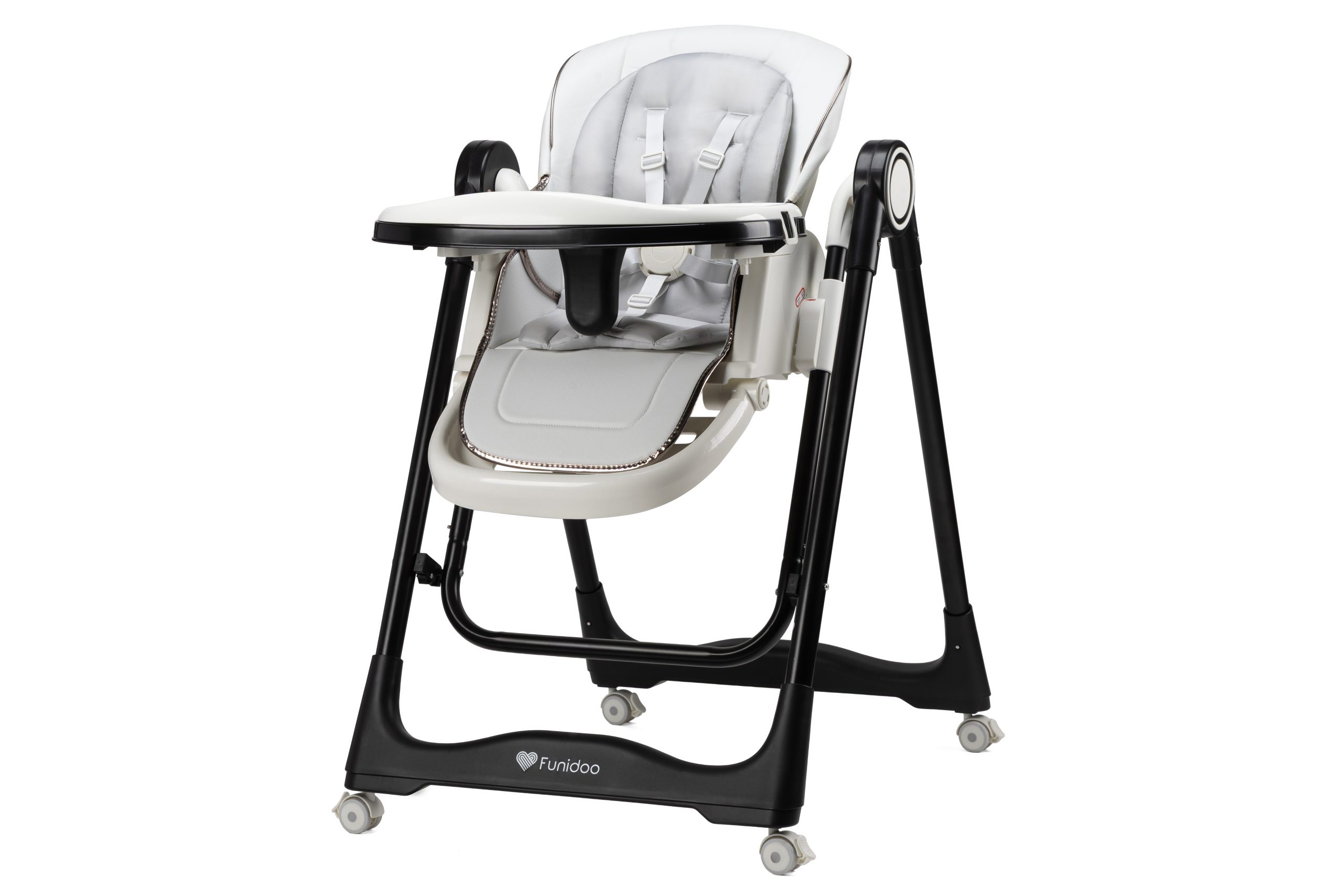 Krzesełko do karmienia i zabawy FUNIDOO SERENE 9w1 kolor biały - obrazek 3