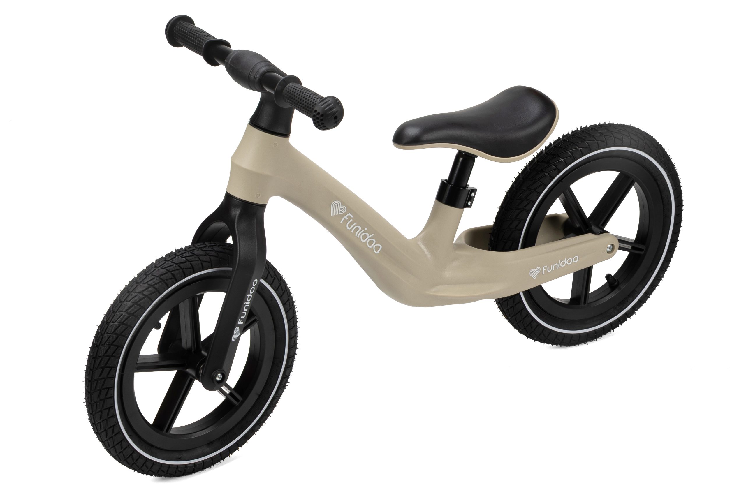 Rowerek biegowy FUNIDOO BRAVE kolor beżowy