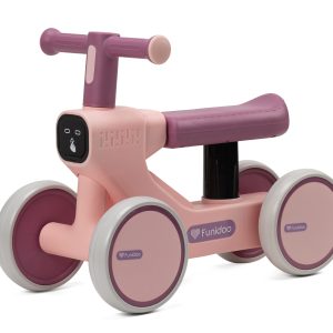 Jeździk rowerek biegowy FUNIDOO WHOOPEE z dźwiękiem i światłem kolor różowy