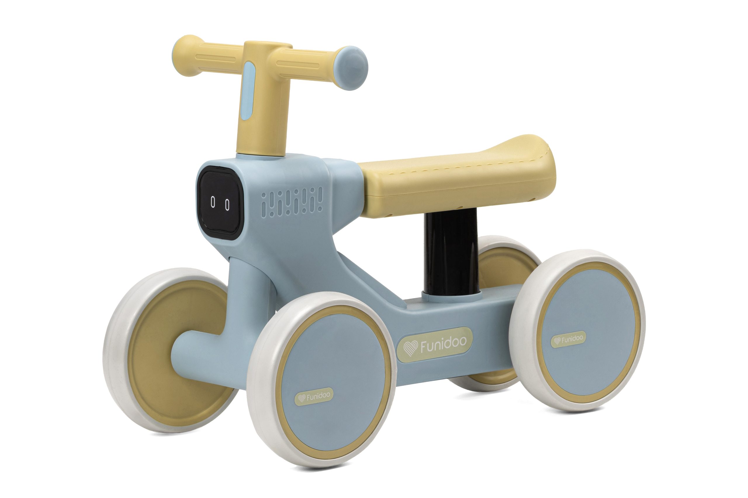 Jeździk rowerek biegowy FUNIDOO WHOOPEE z dźwiękiem i światłem kolor niebieski