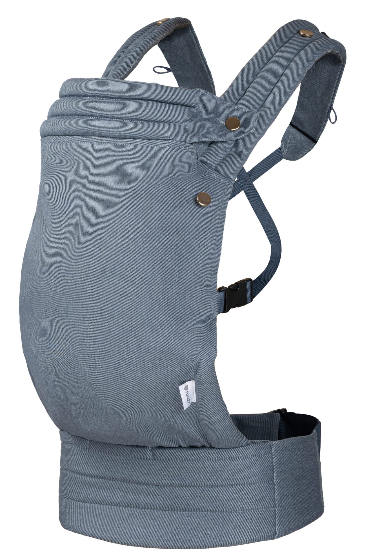 Nosidło dla dziecka FUNIDOO TOGETHER 100% bawełny kolor niebieski - obrazek 2