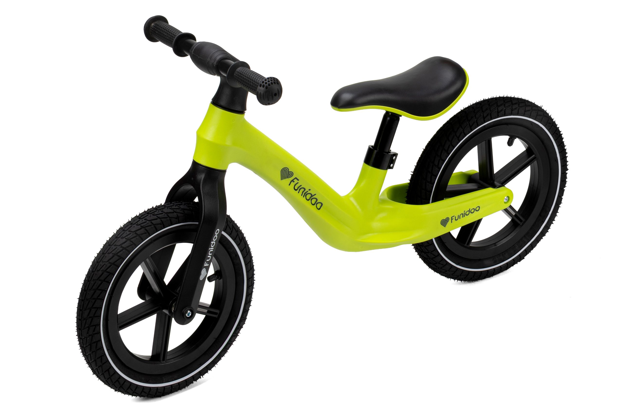 Rowerek biegowy FUNIDOO BRAVE kolor limonka